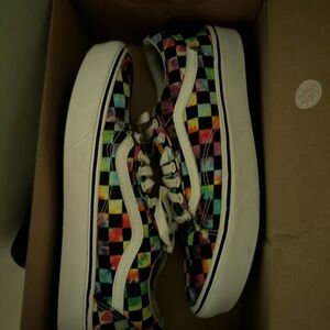 Vans Colorful Checkered Sneakers